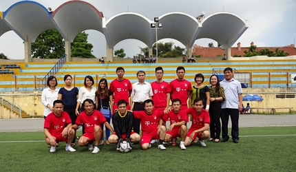 Viện kiểm sát nhân dân quận Hai Bà Trưng tổ chức giao hữu bóng đá